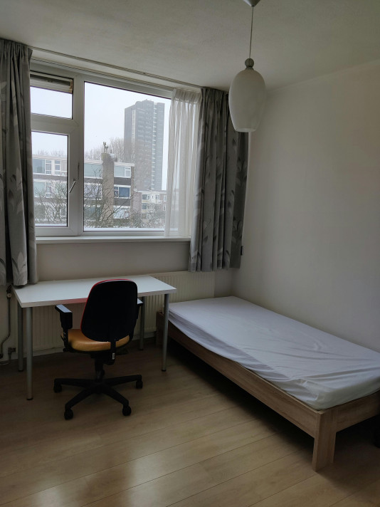 Kamer aan de Mozartstraat in Leiden