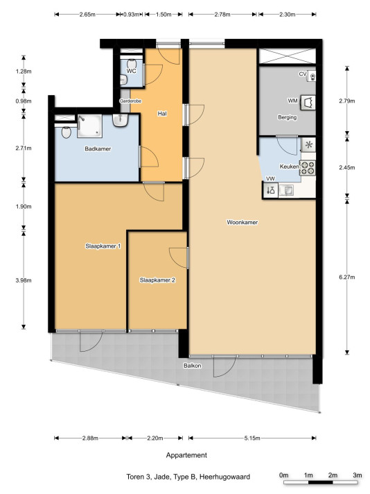 View photo 1/12 of apartment in Dijk en Waard