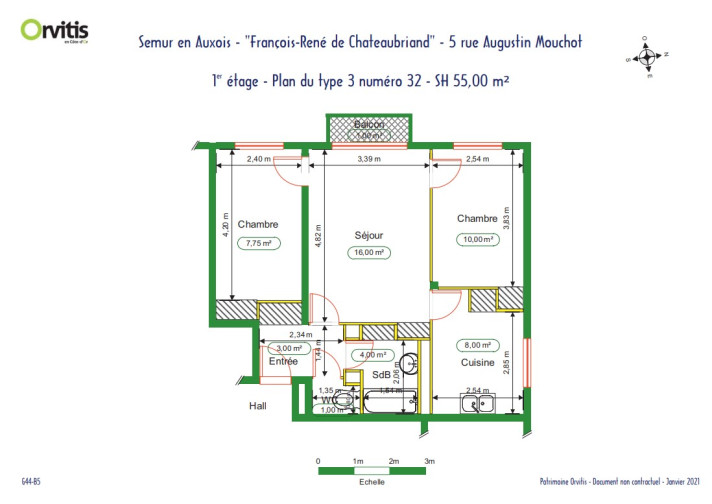 Voir la photo 1/7 du type apartment à Semur-en-Auxois