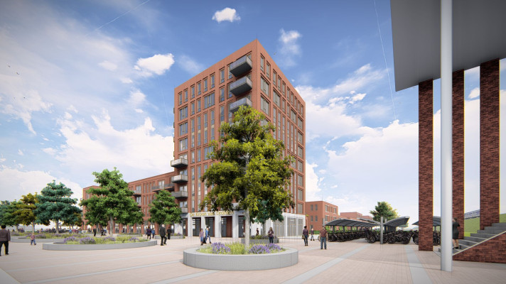 Appartement aan de Koning Willem-Alexanderplein in Dronten