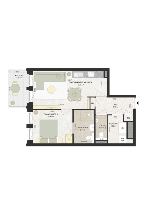 View photo 1/1 of apartment in Haarlem