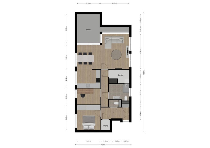 Bekijk foto 1/5 van apartment in Leerdam