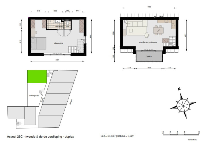 Studio aan de Asvest in Delft (706403)