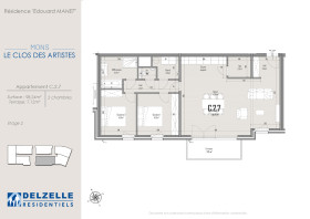 Appartement in Mons
