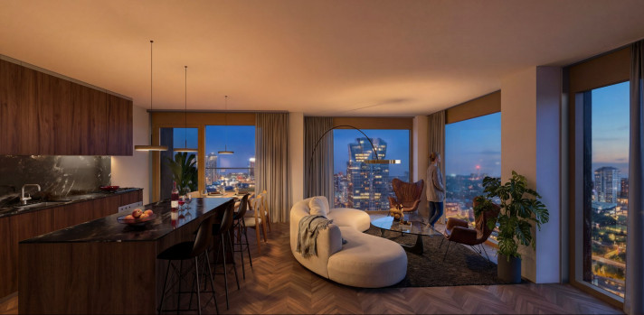 Bekijk foto 1/6 van apartment in Rotterdam