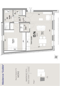 Appartement in Mons