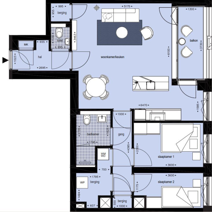 Appartement aan de Oostenburgermiddenstraat in Amsterdam